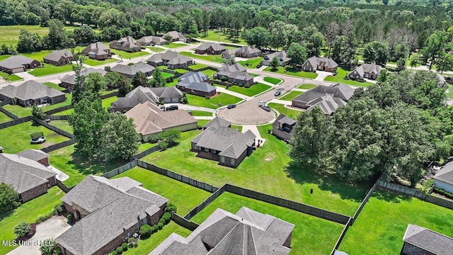107 Bridgeton Ct, Canton, MS 39046 - aerial perspective of suburban area featuring a heavily wooded area