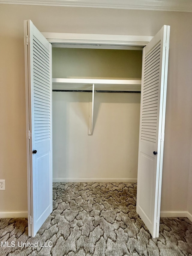 view of closet