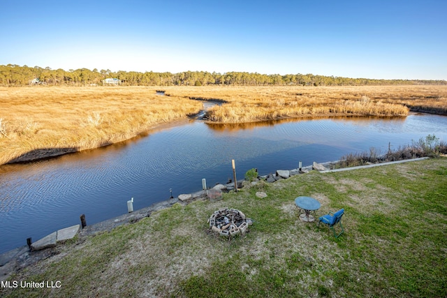 property view of water