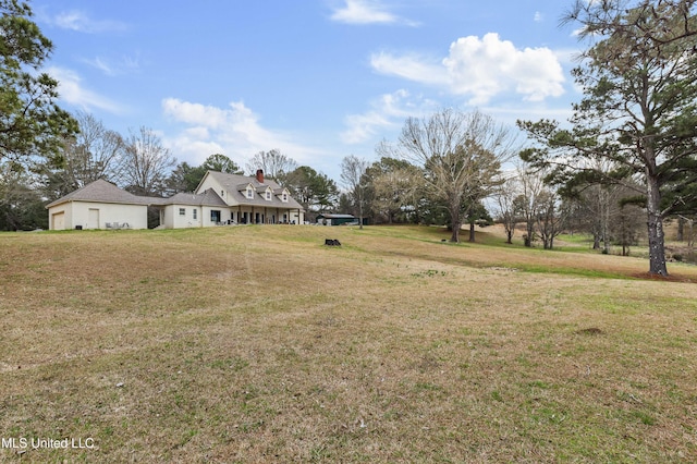 view of yard