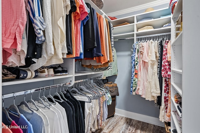 813 42nd Ave, Gulfport, MS 39501 - spacious closet with wood finished floors