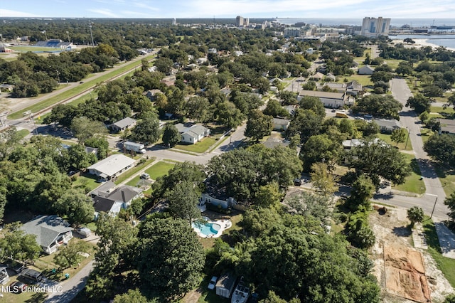 813 42nd Ave, Gulfport, MS 39501 - aerial overview of property's location with a tree filled landscape