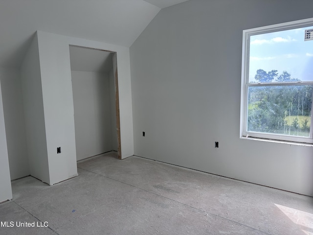 200 Farrar Ln, Waveland, MS 39576 - additional living space featuring vaulted ceiling