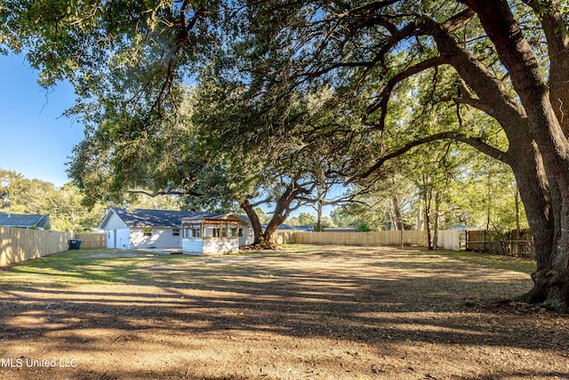 view of yard