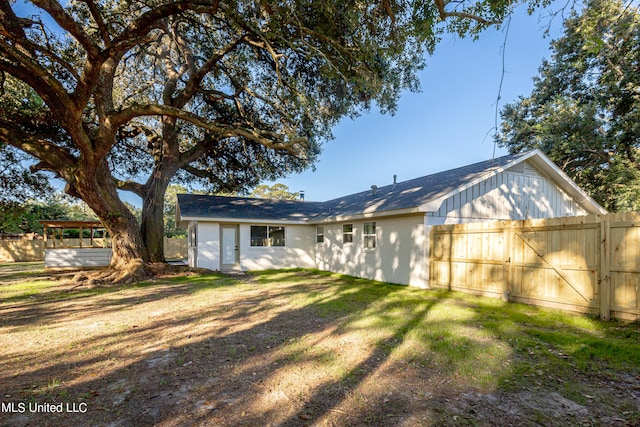 view of back of house