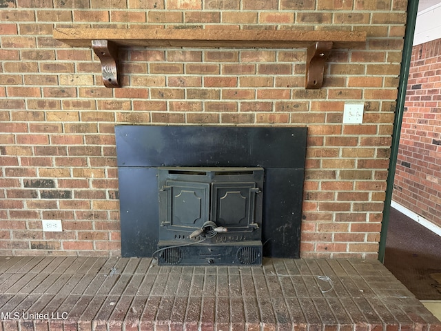detailed view of brick wall