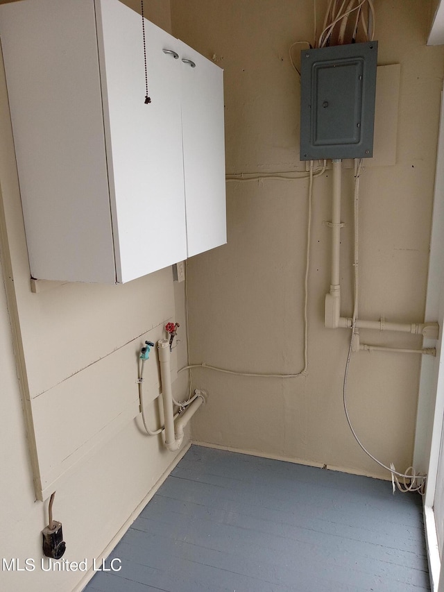107 E Percy St, Indianola, MS 38751 - clothes washing area featuring electric panel