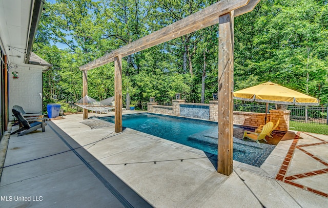 102 Silverleaf Dr, Madison, MS 39110 - view of swimming pool featuring a patio area and fence