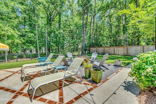 102 Silverleaf Dr, Madison, MS 39110 - view of patio / terrace with view of scattered trees