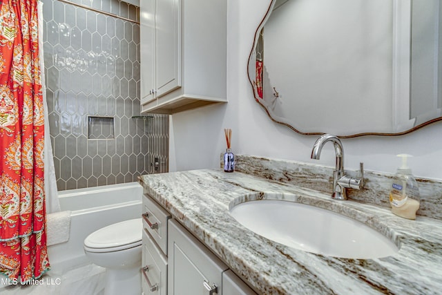 102 Silverleaf Dr, Madison, MS 39110 - full bath with vanity, shower / bath combo with shower curtain, and toilet