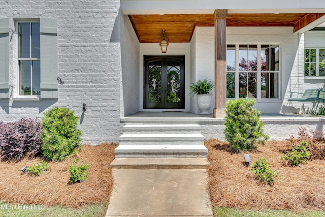 102 Silverleaf Dr, Madison, MS 39110 - property entrance featuring french doors and a porch