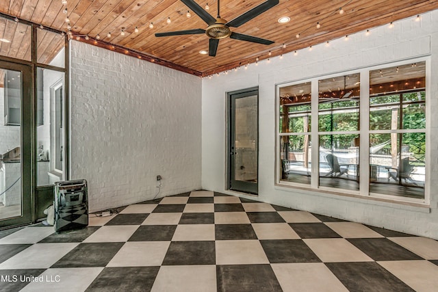 102 Silverleaf Dr, Madison, MS 39110 - spare room with wood ceiling and ceiling fan