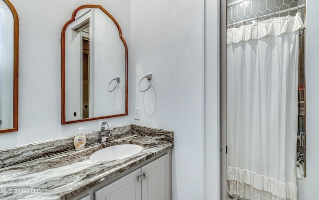 102 Silverleaf Dr, Madison, MS 39110 - full bath with vanity and a shower with shower curtain