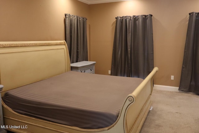 2212 Sampras Blvd, Vancleave, MS 39565 - bedroom featuring light carpet and crown molding