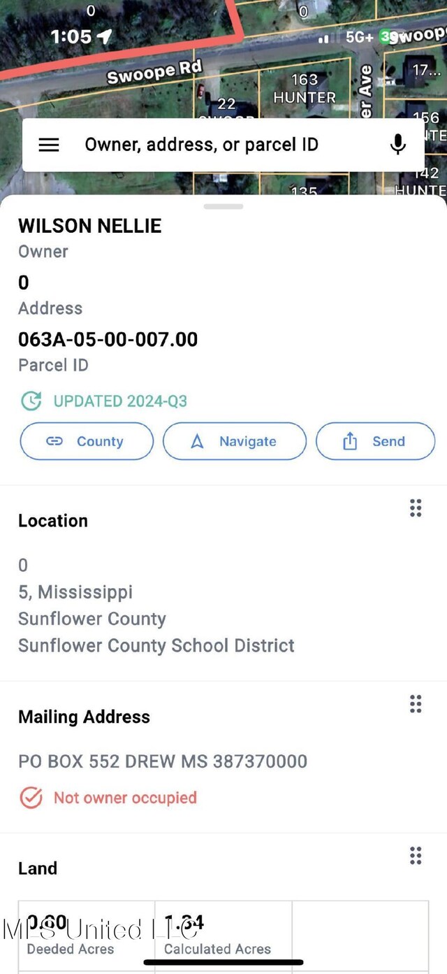 0 Swoop Rd, Drew, MS 38737