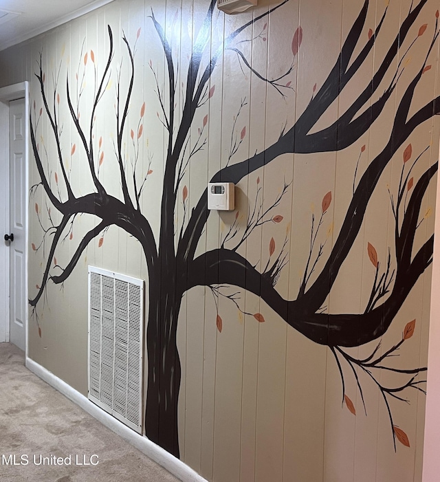 116 E Tate St, Senatobia, MS 38668 - room details featuring carpet floors and visible vents