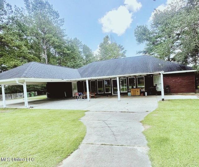17931 Rayford Shumock Rd, Moss Point, MS 39562 - view of property's community with a lawn and concrete driveway