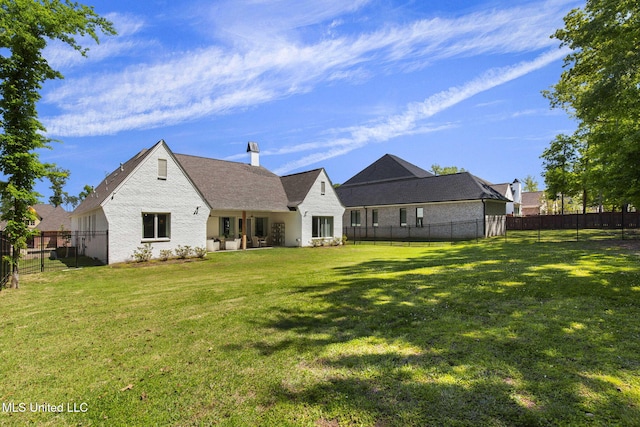 323 Penrose Pl, Madison, MS 39110 - back of property with a chimney