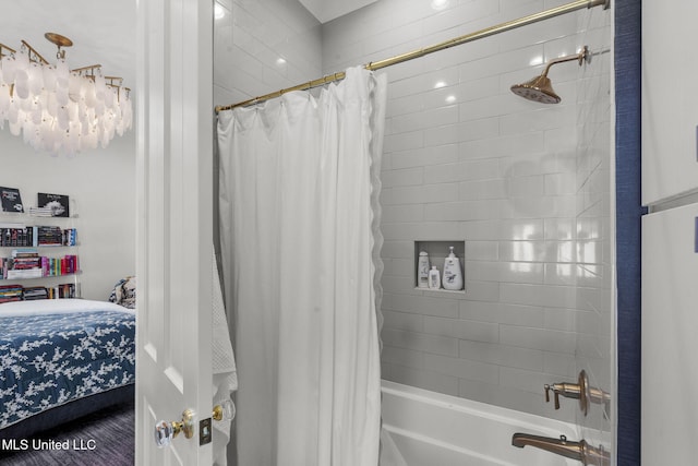 323 Penrose Pl, Madison, MS 39110 - bathroom with ensuite bathroom and shower / tub combo with curtain