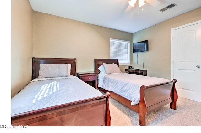506 Loposser Ave, Gulfport, MS 39507 - carpeted bedroom featuring ceiling fan