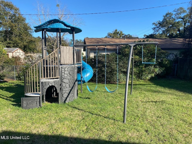 506 Loposser Ave, Gulfport, MS 39507 - view of jungle gym