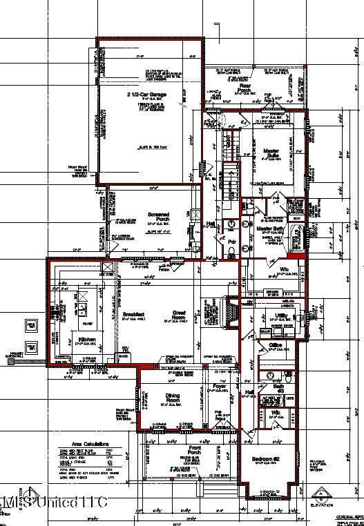1427 Highland Park Dr, Jackson, MS 39211 - floor plan / room layout