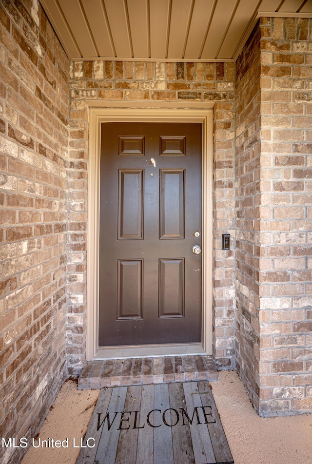 view of entrance to property