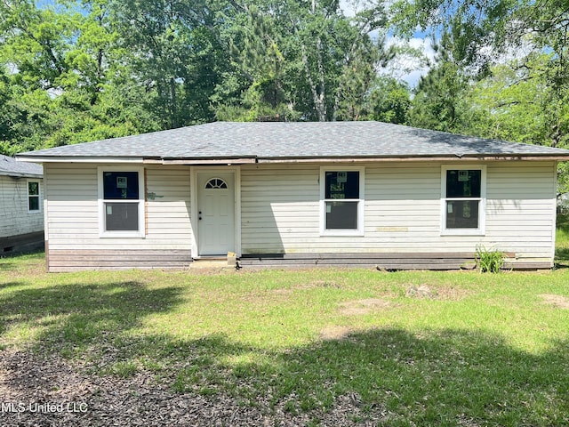 TBD N Critz St, Wiggins, MS 39577 - view of front of house featuring a front lawn and a shingled roof