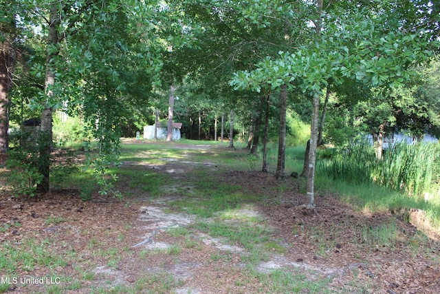 21481 Talmage Ln, Long Beach, MS 39560 - view of yard with a storage unit