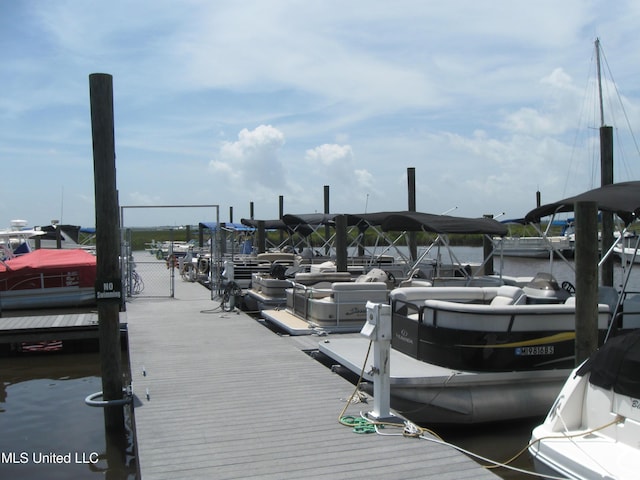 150 Lakeside Villa Unit J, Diamondhead, MS 39525 - view of dock