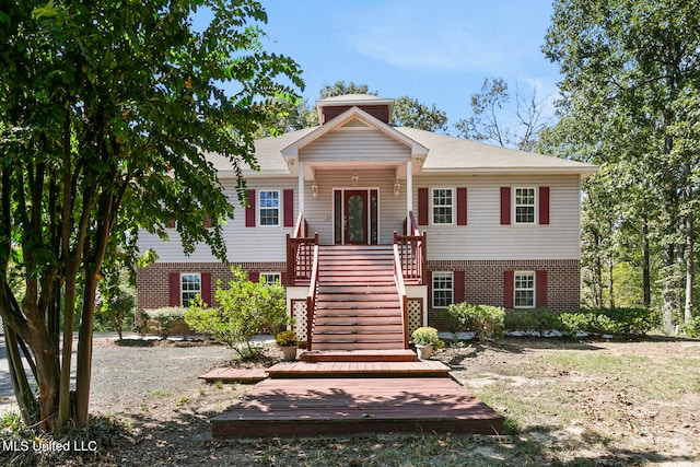 view of front of home