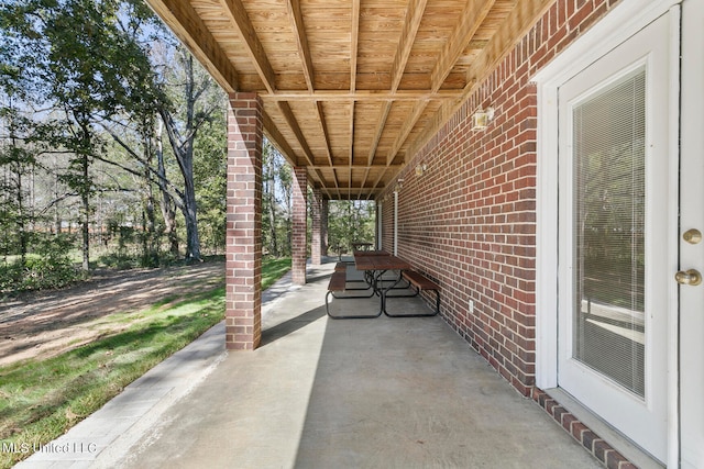 view of patio