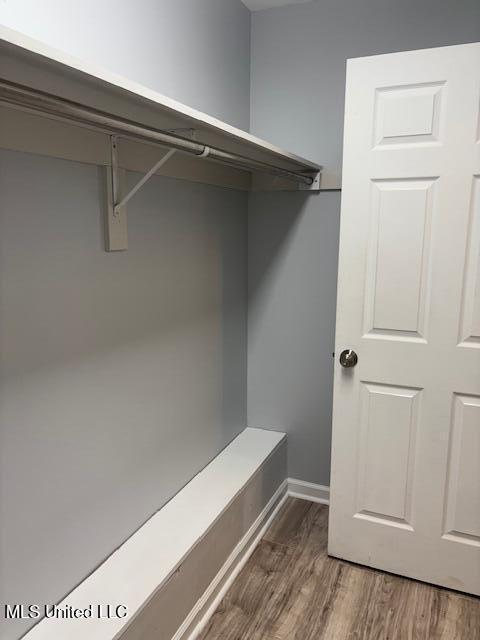 81 Hickory, Byhalia, MS 38611 - walk in closet with wood finished floors