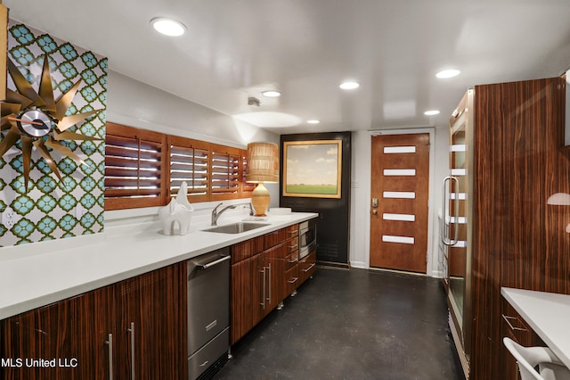 kitchen featuring sink and stainless steel appliances