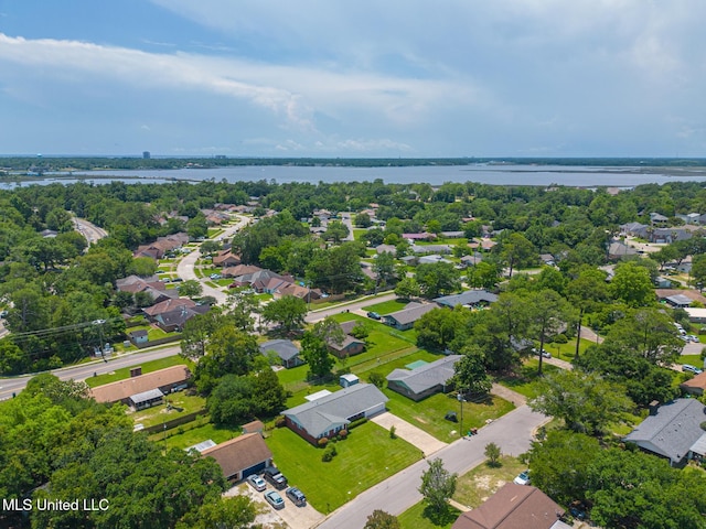 820 Lackland Dr, Biloxi, MS 39532 - aerial view of residential area with a large body of water