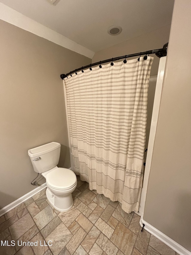 bathroom with toilet