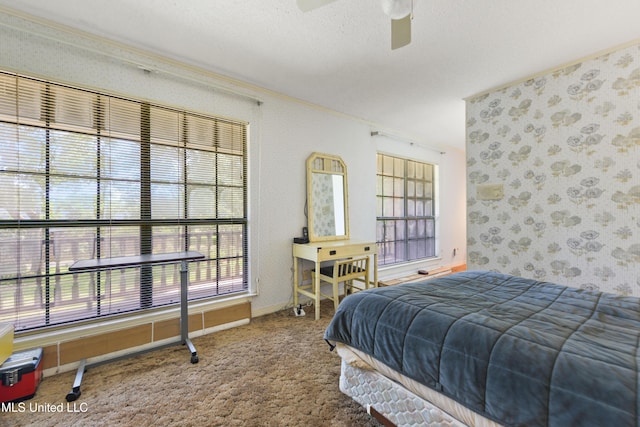 524 Champlin St, Gulfport, MS 39507 - bedroom featuring baseboards, carpet flooring, and ornamental molding