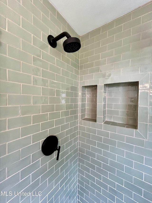 308 College St, Carthage, MS 39051 - bathroom with a tile shower