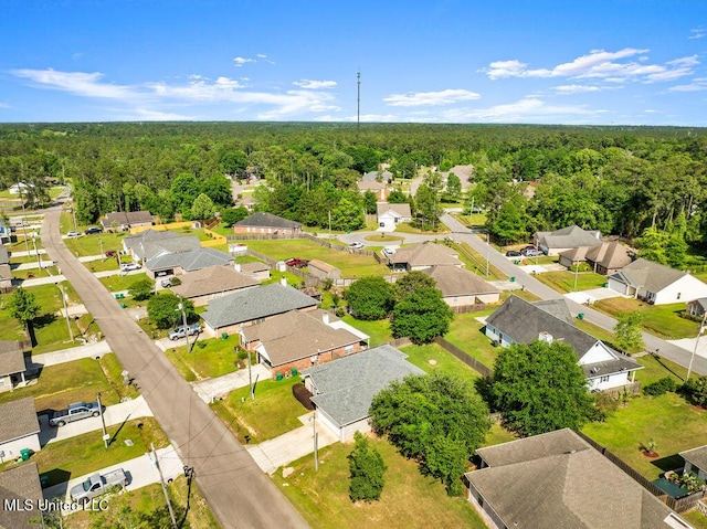 10840 Ala Moana St, Diamondhead, MS 39525 - aerial perspective of suburban area featuring a forest