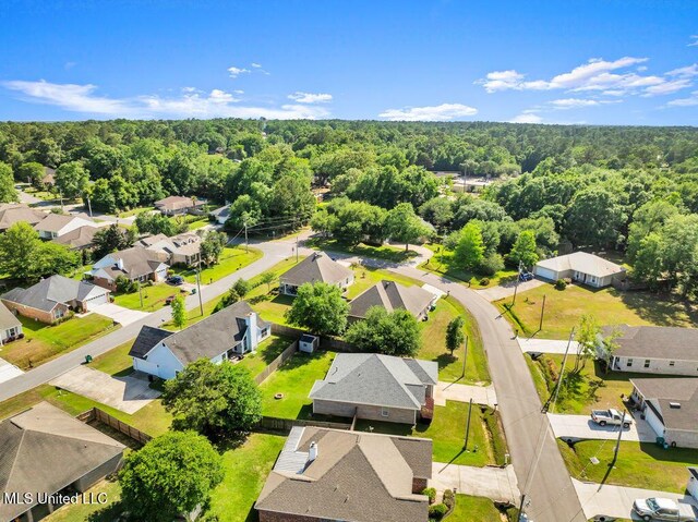 10840 Ala Moana St, Diamondhead, MS 39525 - aerial view of residential area featuring a forest