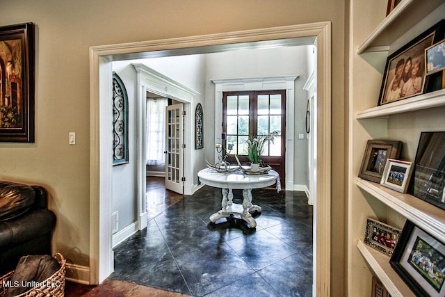 2948 Grove Meadows Dr, Nesbit, MS 38651 - dining room featuring baseboards and french doors
