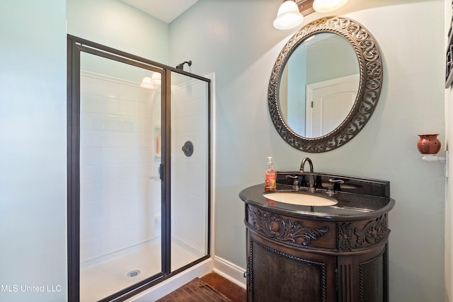 7247 Eastern Rd, Olive Branch, MS 38654 - full bath with a stall shower and vanity