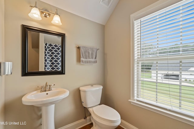 7247 Eastern Rd, Olive Branch, MS 38654 - bathroom featuring plenty of natural light and lofted ceiling