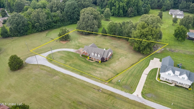 7247 Eastern Rd, Olive Branch, MS 38654 - view of subject property featuring property boundaries highlighted