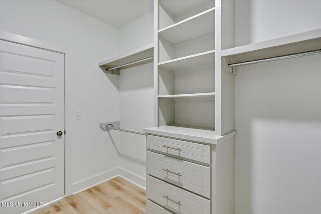 961 Mullican Rd, Florence, MS 39073 - spacious closet with light wood-style flooring