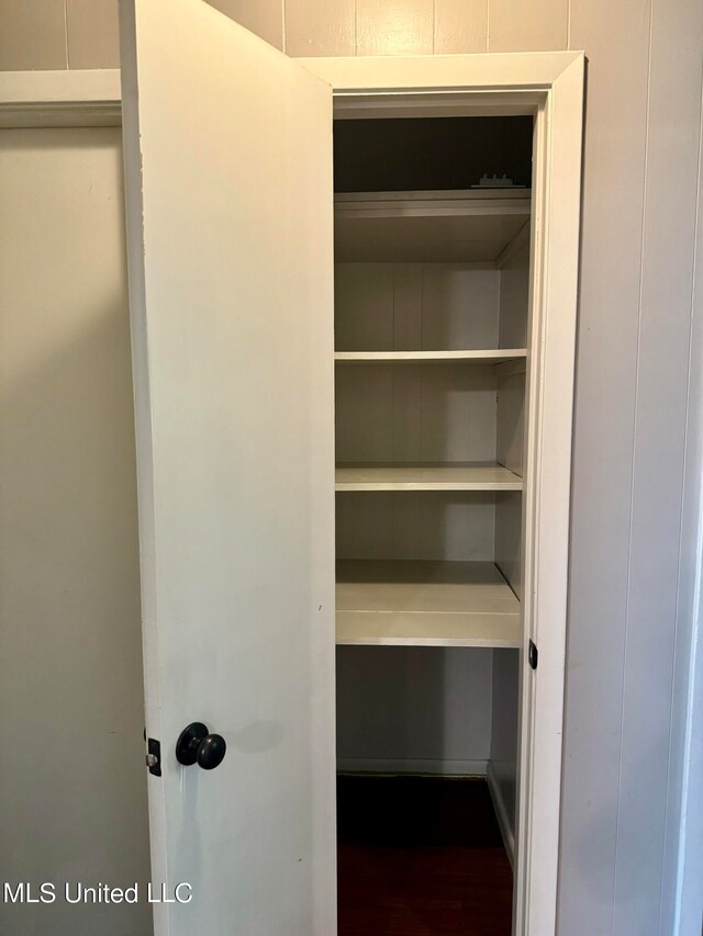 view of closet