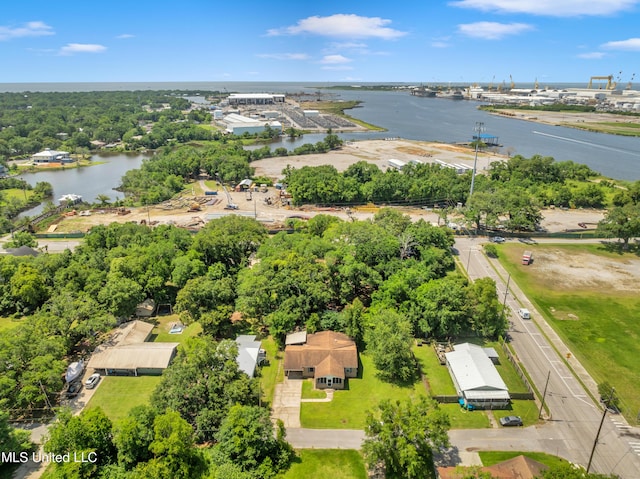 310 John Ave, Pascagoula, MS 39567 - bird's eye view of a large body of water and a tree filled landscape