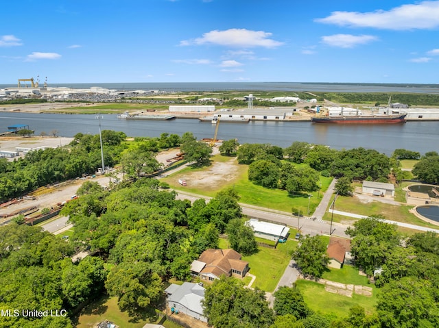 310 John Ave, Pascagoula, MS 39567 - aerial view of a large body of water and a notable bridge