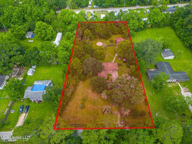 7041 Bosarge Rd, Long Beach, MS 39560 - view of property location featuring property parcel outlined