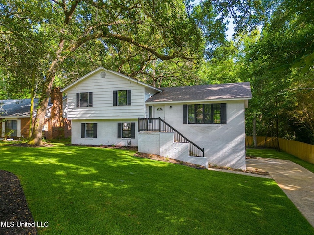 2550 Davidson Rd, Ocean Springs, MS 39564 - view of front of property with brick siding